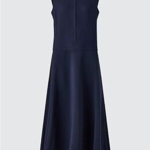Uniqlo Navy Midi Dress